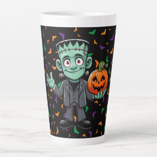 Tasse Latte Mignon, monstre du dessin animé Frankenstein