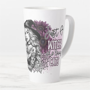 Tasse Latte Mignonne, juste une sorcière