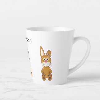 Tasse Latte Mignons lapins de Pâques