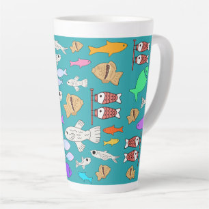 Tasse Latte Mikitiez venus mermaid pêche été