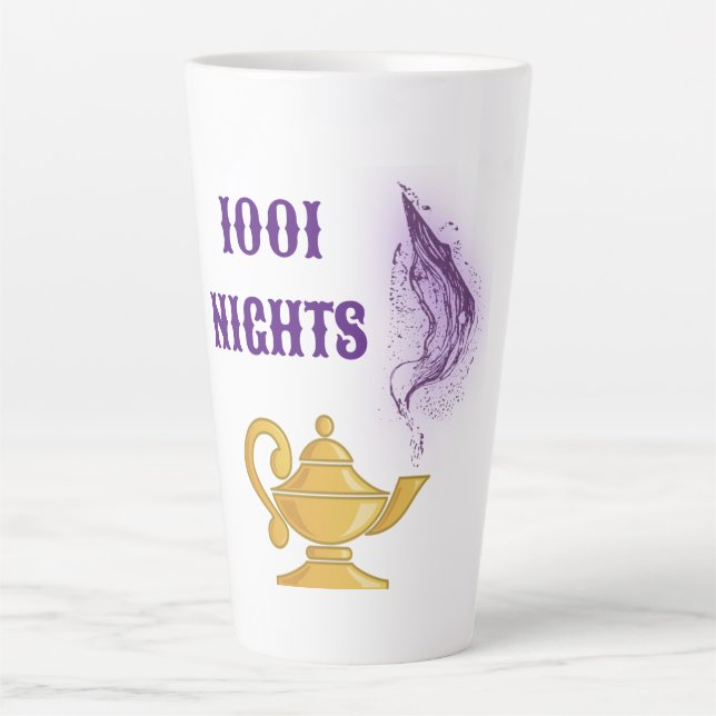 Tasse Latte Mille et une nuits Aladdin Genie Lantern (Devant)