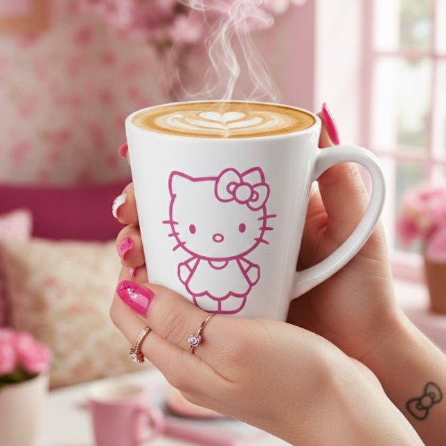Tasse Latte Minette (Créateur téléchargé)