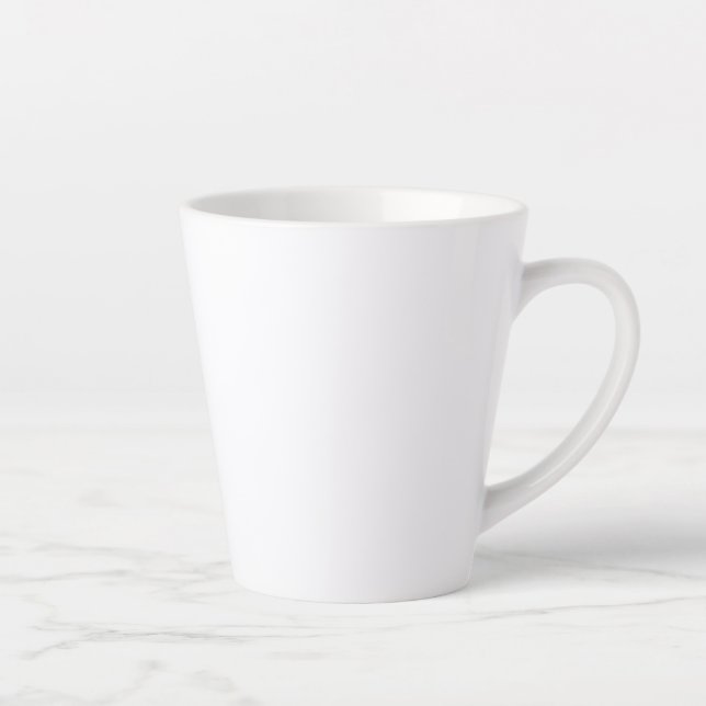 Tasse Latte Minimaliste exclusif (Droite)