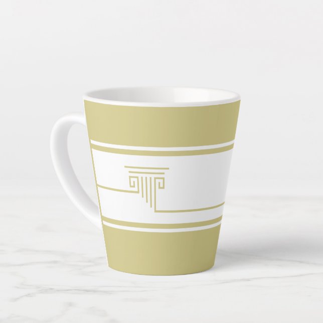 Tasse Latte Minimaliste Moderne (Angle gauche)