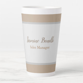 Tasse Latte Minimaliste moderne professionnel