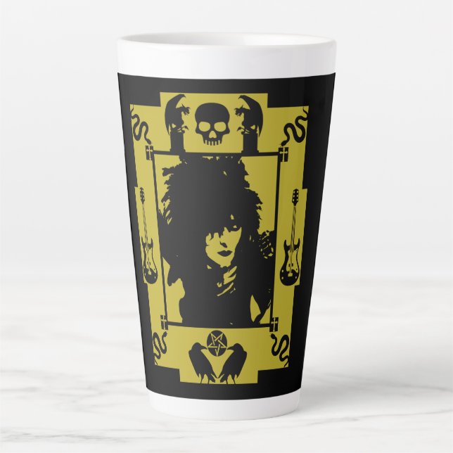 Tasse Latte Mode Goth Rock (Devant)