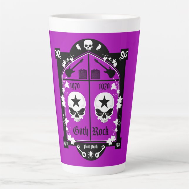 Tasse Latte Mode Goth Subculture (Devant)