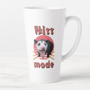 Tasse Latte Mode Hiss Funny Opossum Hisser