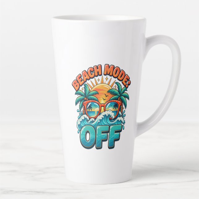 Tasse Latte Mode plage : Désactivé (Droite)