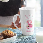 Tasse Latte Moderne Vous Flamazirez Beauté Flamant rose rose<br><div class="desc">Moderne Vous Flamazirez Beauté Flamant rose rose</div>