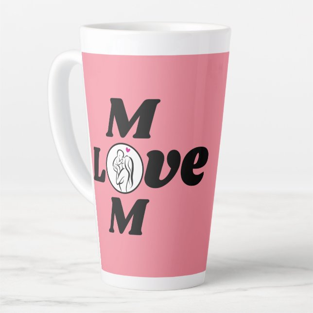 Tasse Latte Mom love (Angle gauche)