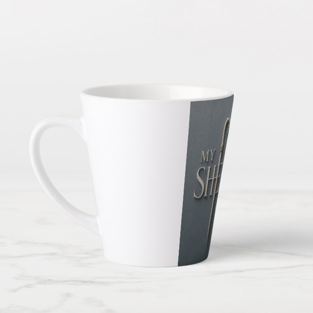 TASSE LATTE MON BERGER | PSAUME 23:1 | (Gauche)