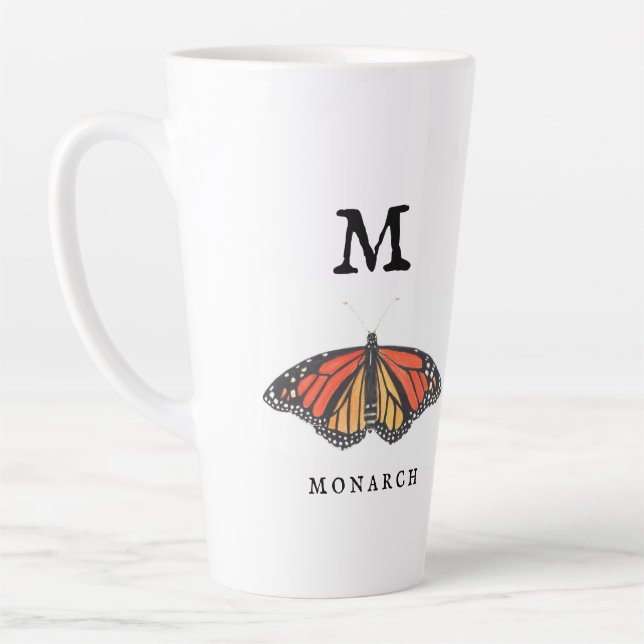 Tasse Latte Monarque et Ladybug (Gauche)