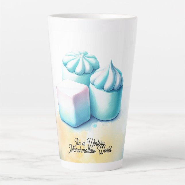 Tasse Latte Monde de guimauve moelleuse  (Devant)