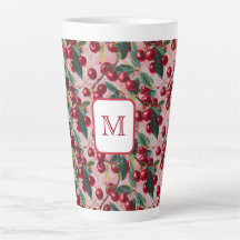 Monogramme Vintage rose brun 'Cherry Pop'