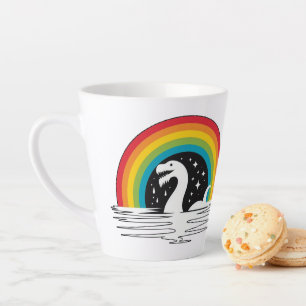 Tasse Latte Monstre de la mer de Raibow