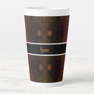 Tasse Latte Mosquée du vendredi d'Ispahan Iran vintage