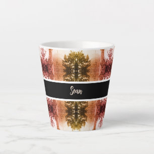 Tasse Latte Mosquée royale d'Ispahan en Iran vintage