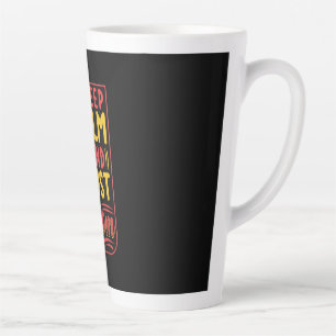 Tasse Latte Mother Gift Keep Calm And Trust Maman