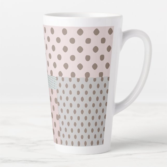 Tasse Latte Motif à points  (Droite)