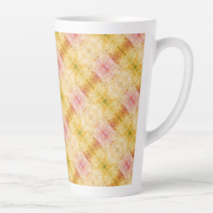 Tasse Latte Motif aquarelle pastel bohème