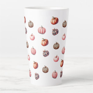Tasse Latte motif citrouille Halloween/Automne