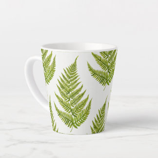 Tasse Latte Motif de fouille aquarelle