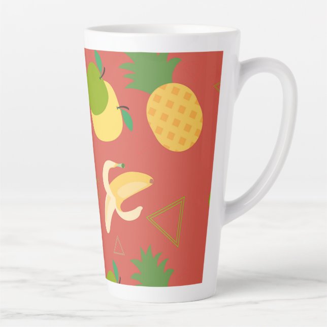 Tasse Latte Motif de fruits  (Droite)