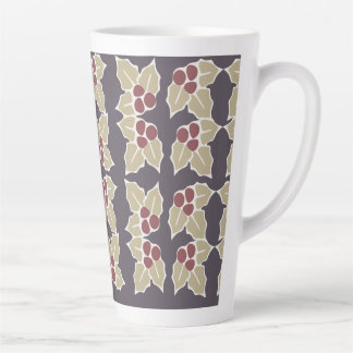 Tasse Latte Motif de houx