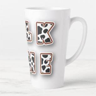 Tasse Latte Motif de vache à l'heure du lait