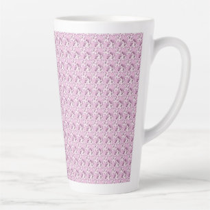 Tasse Latte Motif floral élégant Cottagecore