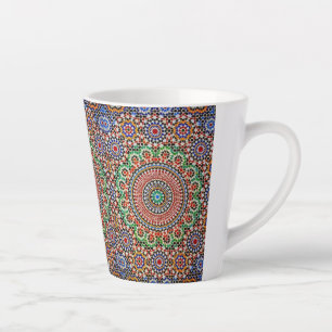 Tasse Latte Motif géométrique marocain