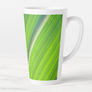 Tasse Latte Motif naturel vert