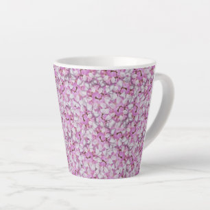 Tasse Latte Motif sans fil Crown Vetch