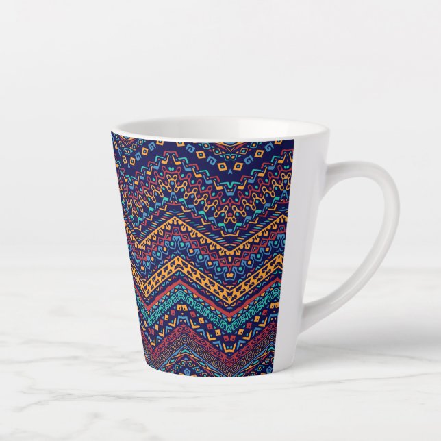 Tasse Latte Motifs ethniques (Droite)