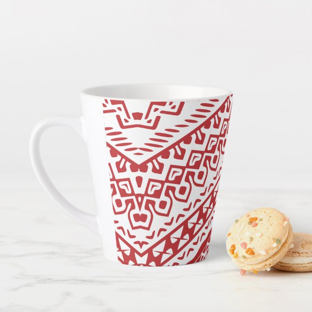 Tasse Latte Motifs ethniques 3 (En situation)
