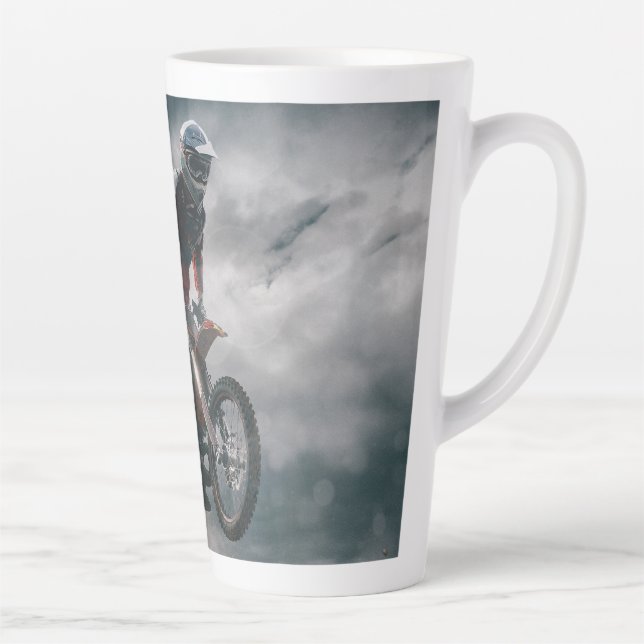Tasse Latte Motocross (Droite)