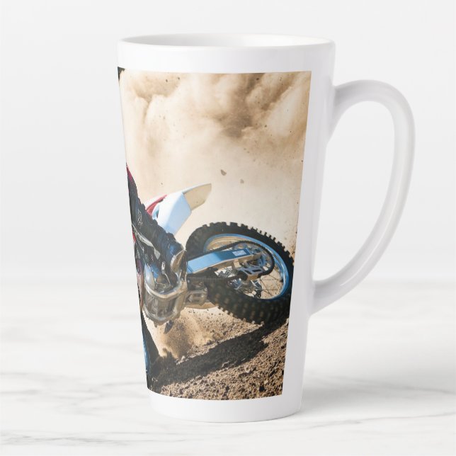 Tasse Latte Motocross (Droite)