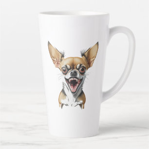 Tasse Latte Moyen Chihuahua   Chiens Drôles