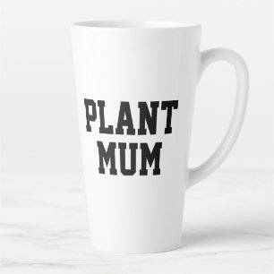 Tasse Latte Mufle de café maman plante