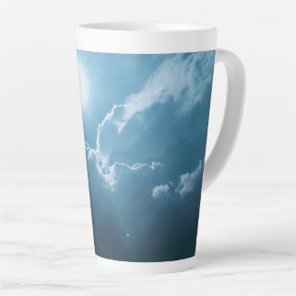 Tasse Latte Mugs-Lumière Dramatique À Travers Les Nuages