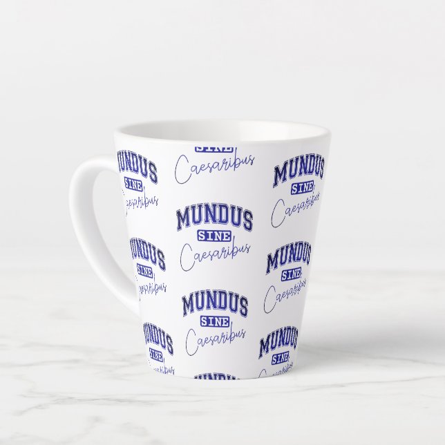 Tasse Latte Mundus Sine Caesaribus (Angle gauche)