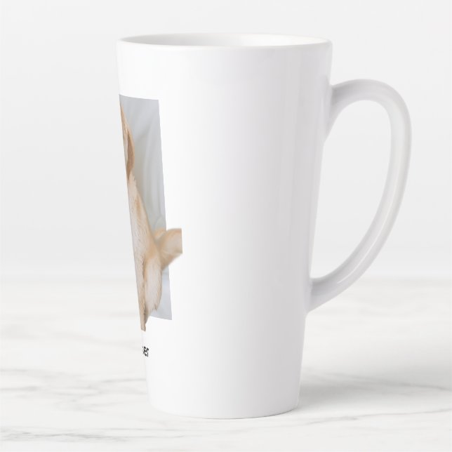 Tasse Latte muqueuse poster de animal (Droite)