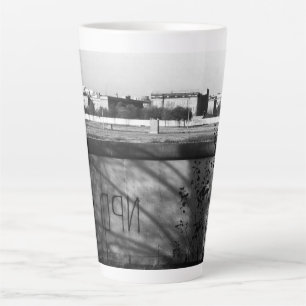 Tasse Latte Mur Berlin Allemagne vintage