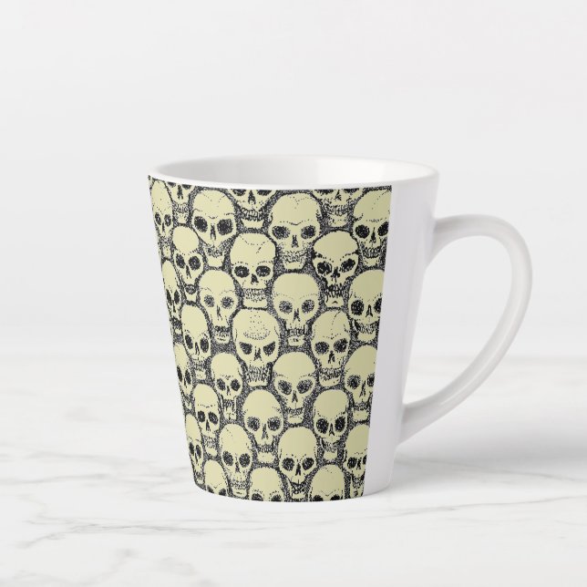 Tasse Latte Mur des crânes (Droite)