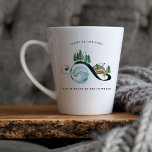Tasse Latte Musique dans l'âme | Monogramme rustique aquarelle<br><div class="desc">Design personnalisé tendance. Ces tasses font le cadeau parfait. Ajoutez votre libellé personnalisé à cette conception à l'aide des cases "Modifier ce modèle de conception" situées à droite de l'élément, ou cliquez sur le bouton bleu "Customiser" pour arranger le texte, modifier les polices et les couleurs et ajouter des informations...</div>