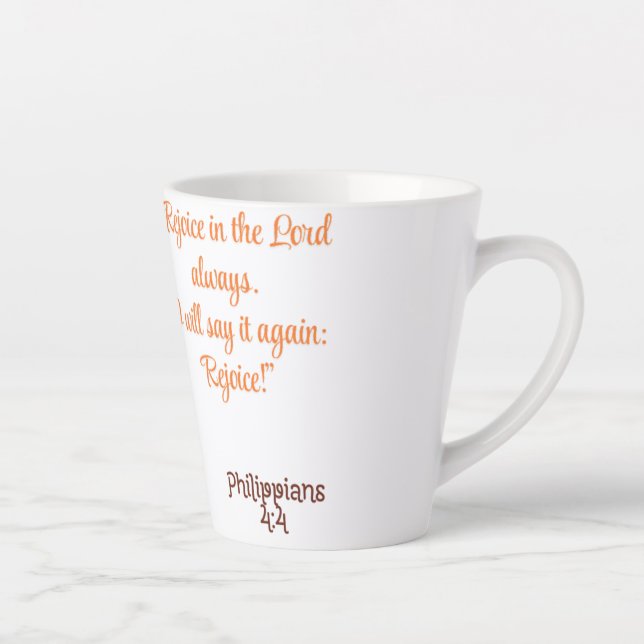 Tasse Latte Musique de café africain personnalisée (Droite)