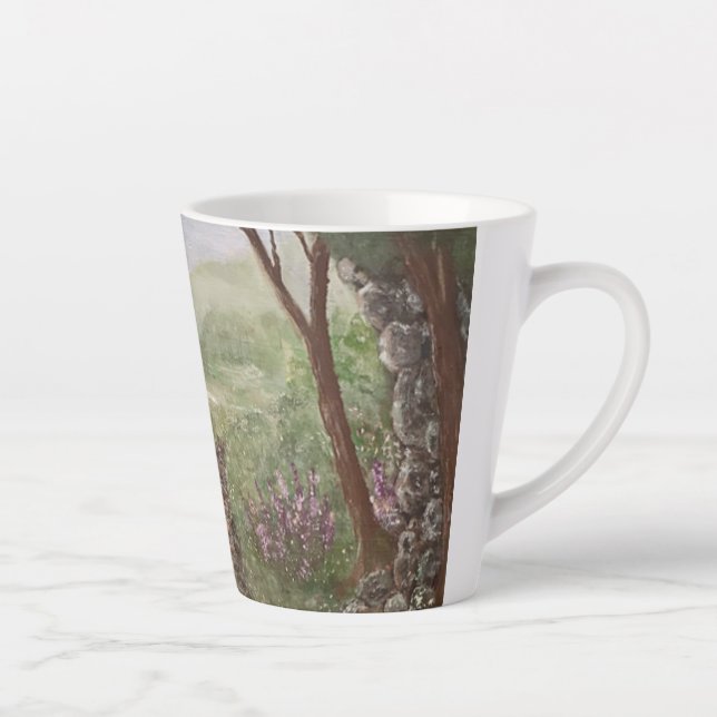 Tasse Latte Musique de latte de la prairie du midi (Droite)