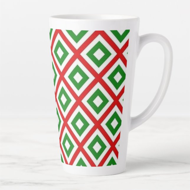 Tasse Latte Musique de Noël (Droite)