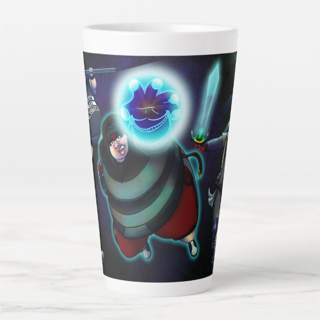 Tasse Latte Musique de solidarité (Devant)